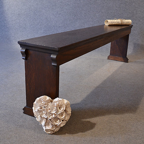 Antique Bench Pew Window Seat Form English Oak Antiques Atlas