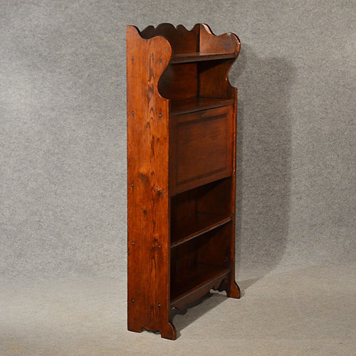 Antique Bureau Writing Study Desk Bookcase Oak Antiques Atlas