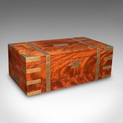 Antique Campaign Writing Slope, English, Box