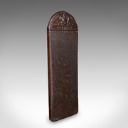 Antique Chefs Knife Board, Scottish, Leather
