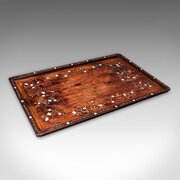 Antique Colonial Serving Tray Anglo Indian Teak