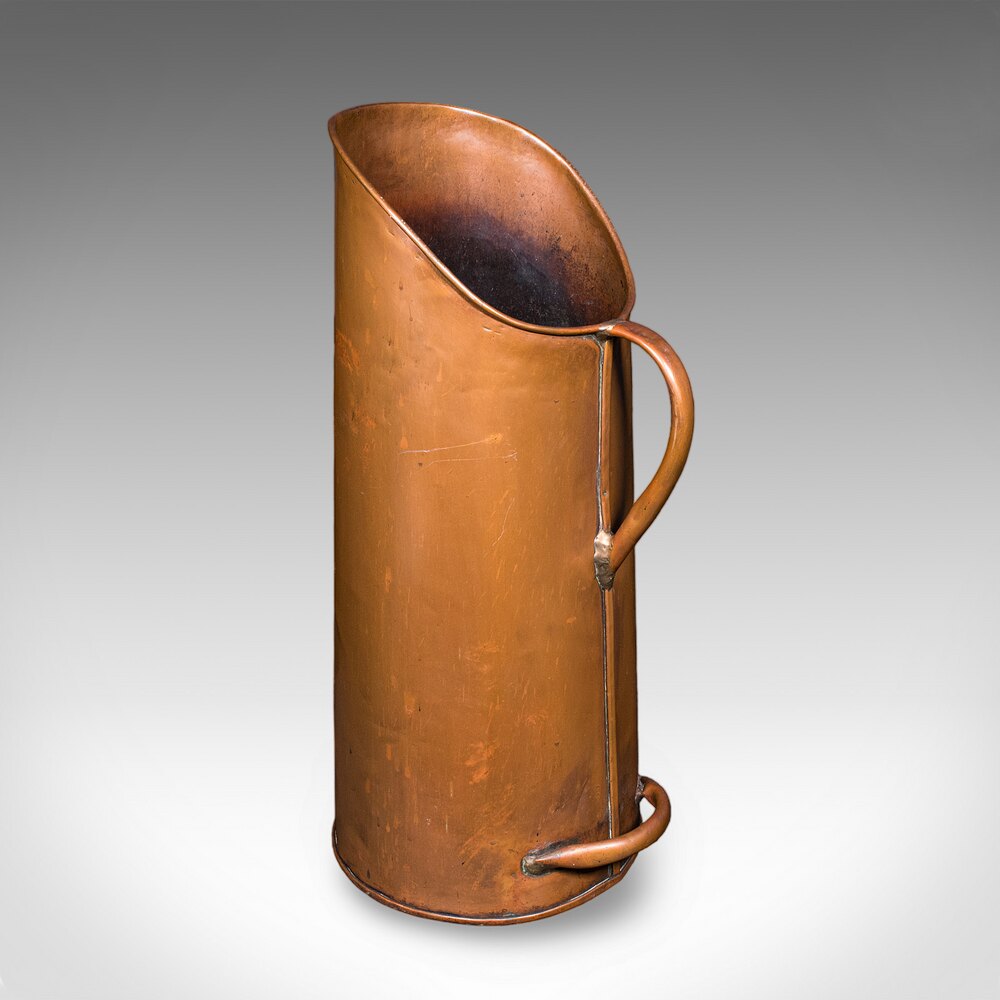 Antiques Atlas - Antique Copper Cornish Coal Shaker, English