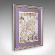 Antique County Map, Gloucestershire, English