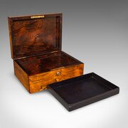 Antique English Gentleman’s Document Box, Keepsake