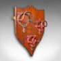 Antique Equestrian Yard Hanging Shield, Scottish