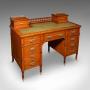 Antique Estate Managers Kneehole Desk, Scottish