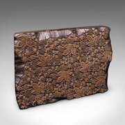 Antique Fabric Printing Block, Carved Brass, Stamp