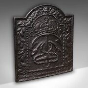 Antique Fire Back, English, Fireplace Reflector