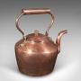 Antique Fireplace Kettle, English, Copper, Warmer
