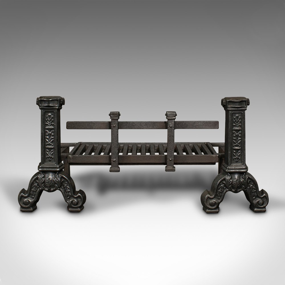 Antiques Atlas Antique Fireplace Set, English, Cast Iron, C.1910