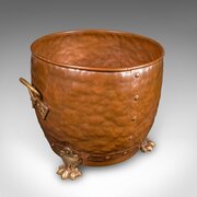 Antique Fireside Store, English, Handbeaten Copper