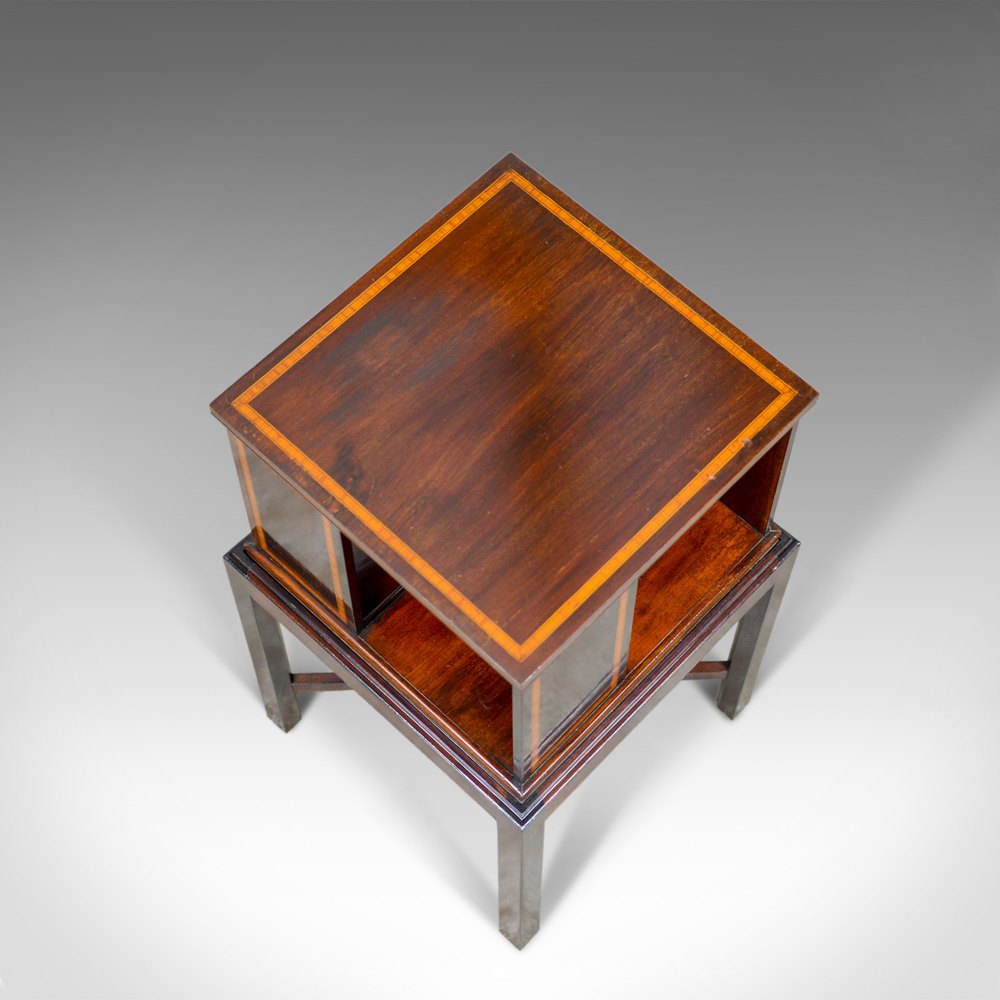 Antique Four Sided Bookcase Stand, Edwardian, Waln Antiques Atlas