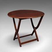 Antique Garden Party Serving Table, English, Fold