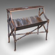 Antique Georgian Revival Book Trough, English