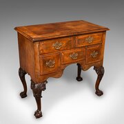 Antique Georgian Revival Lowboy, English, Table
