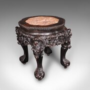 Antique Lamp Table, English, Ebonised, Occasional