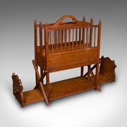 Antique Metamorphic Canterbury Stand, English, Oak