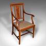Antique Morning Room Side Chair, English, Walnut