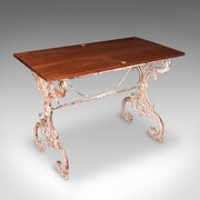 Antique Orangery Glasshouse Table.