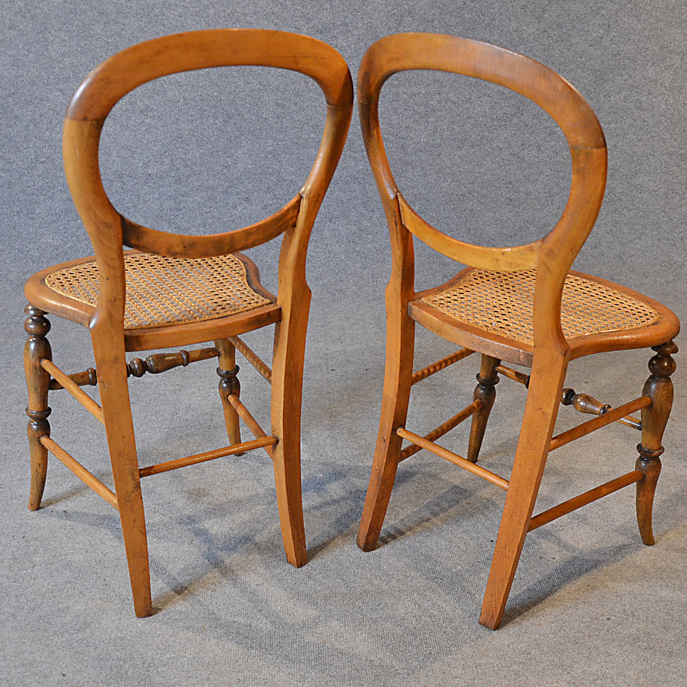 Antique Pair Chairs Victorian English Bergere Antiques Atlas