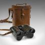Antique Pair of English Cased Binoculars, 