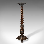 Antique Plant Stand, English, Victorian Torchere.