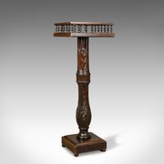 Antique Plant Stand, English, Victorian, Torchere.