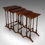 Antique Quartetto of Nesting Tables, English, Set