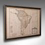 Antique South America Map, English, Cartography
