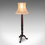 Antique Standard Lamp, English, Floor Light