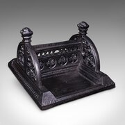 Antique Townhouse Boot Scraper, English, Cast Iron