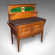 Antique Townhouse Washstand, English Arts & Crafts