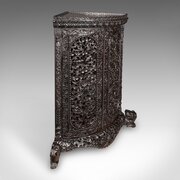 Antique Veranda Gin Cabinet, Ceylon, Teak, Corner