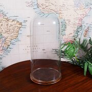 Antique Victorian Display Dome, English, Glass