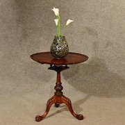 Antique Victorian Style Tripod Lamp Display Table