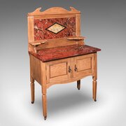 Antique Washstand, English, Pine, Dressing Table
