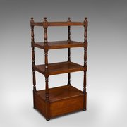 Antique Whatnot, English, Mahogany, Victorian