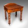 Antique Writing Desk, English Side Table, C.1890