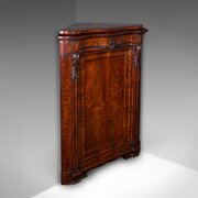 Large Antique Corner Cabinet, English, Cupboard