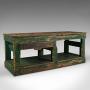 Large Antique Factory Work Table, English, Pine
