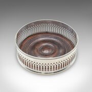 Large Diameter Antique Wine Bottle Coaster, Magnum