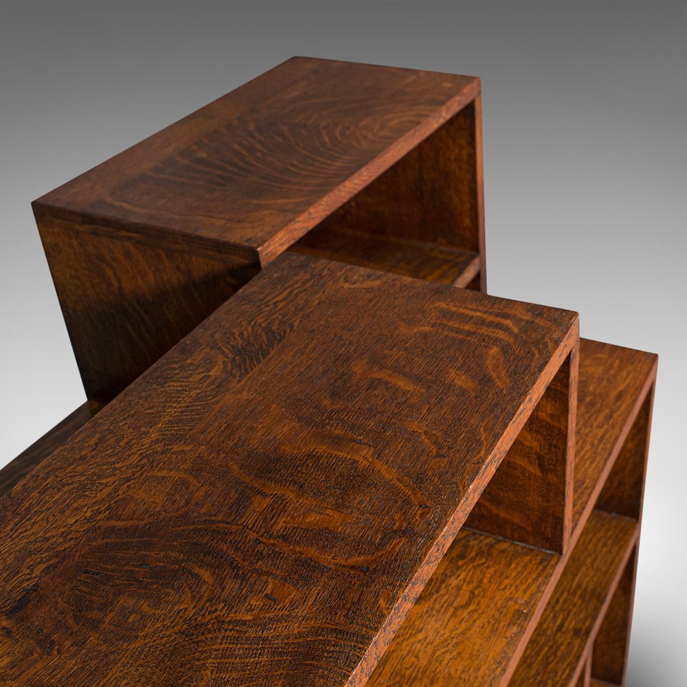 Large Pair Of Antique Bookshelves, English, Oak Antiques Atlas