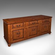 Large Vintage Country House Dresser Base, English