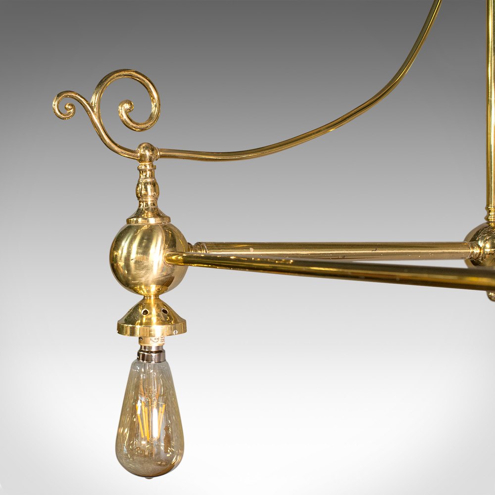 Antiques Atlas Large Vintage Suspended Billiards Light, English