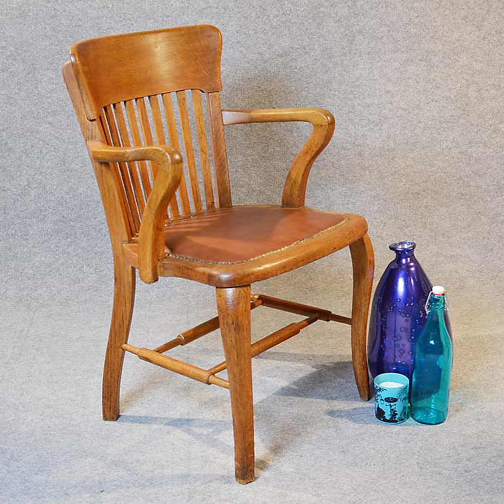 Office Study Chair Vintage Antique Desk Armchair Antiques Atlas