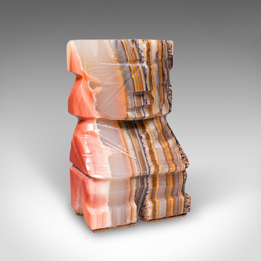 Antiques Atlas - Pair Of Vintage Aztec Figure Bookends, Agate ...