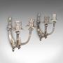 Pair of Antique Candle Sconces, French, Wall Light