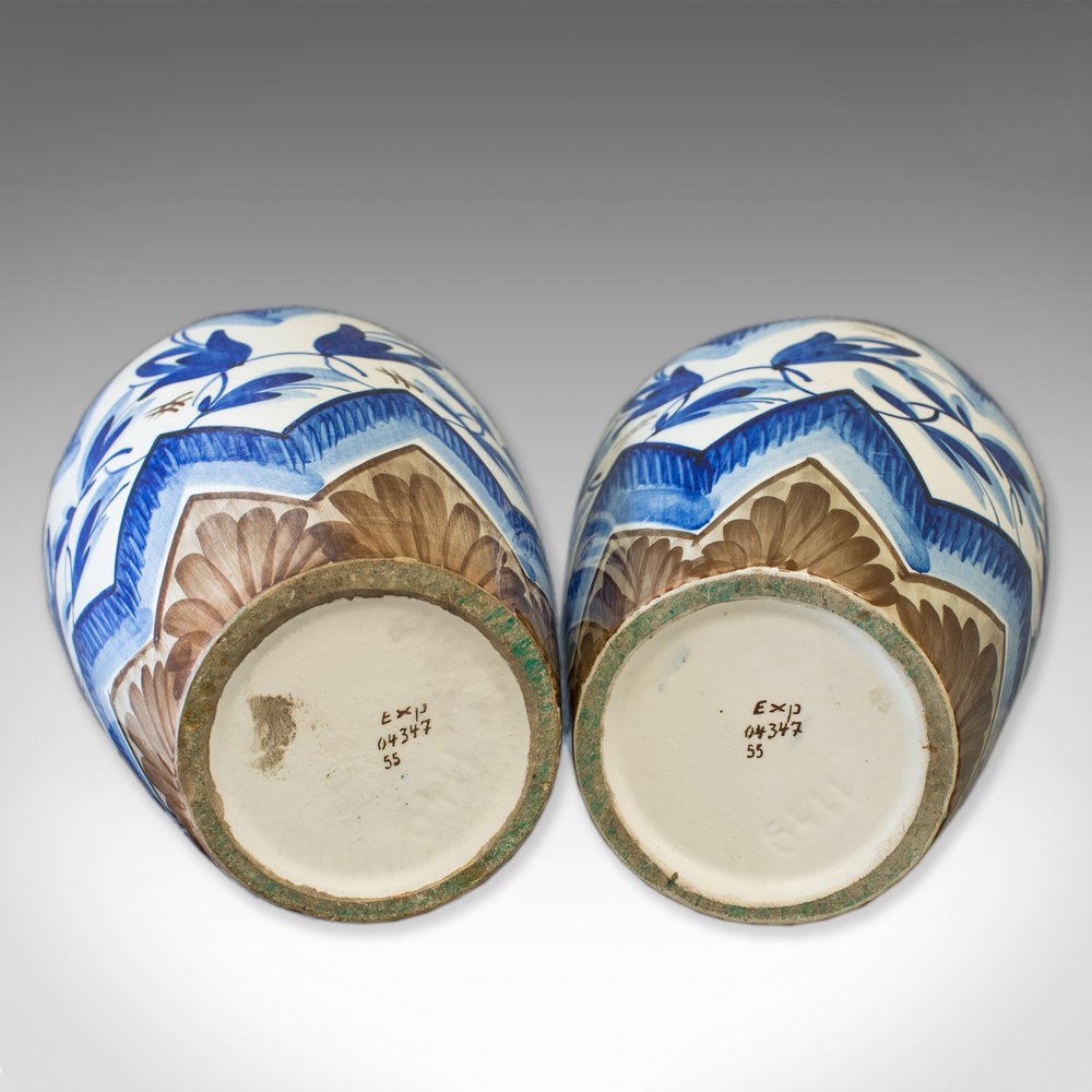 Antiques Atlas Pair Of Vintage Vases, English, Decorative,