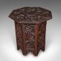 Small Antique Campaign Tea Table, Anglo-Indian
