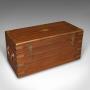 Small Antique Display Chest, Indian, Teak, Trunk